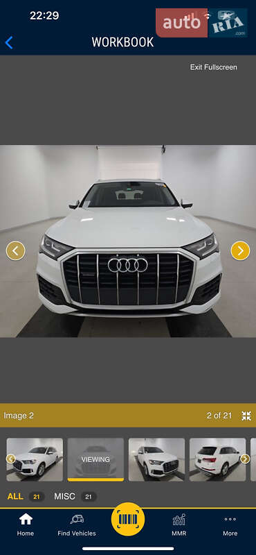 Внедорожник / Кроссовер Audi Q7 2020 в Львове