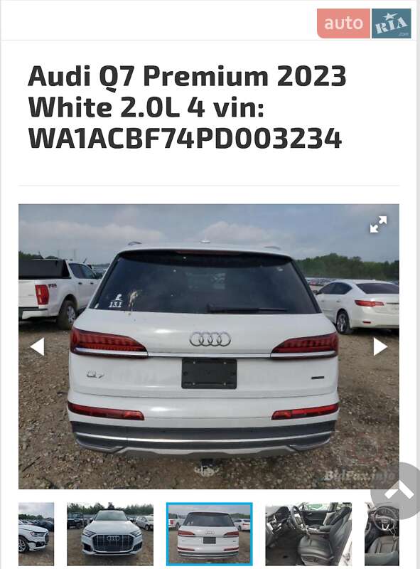 Позашляховик / Кросовер Audi Q7 2022 в Тернополі