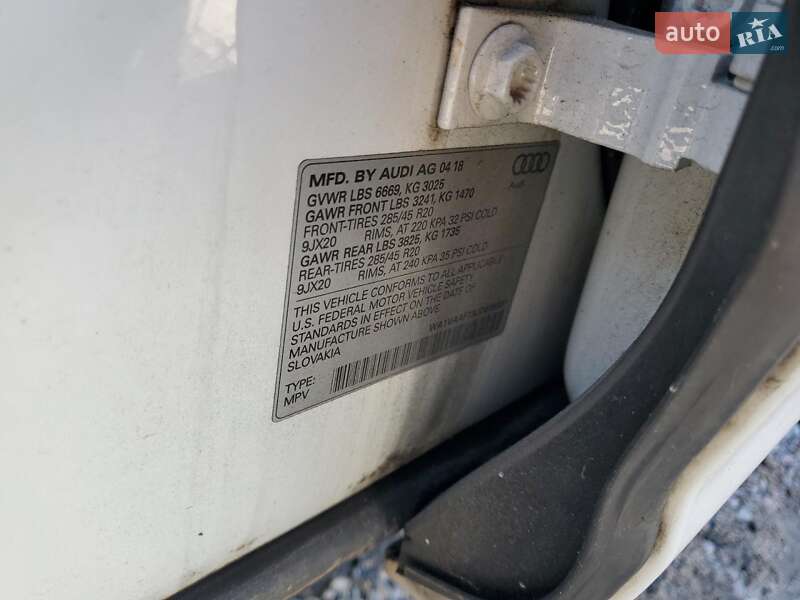 Внедорожник / Кроссовер Audi Q7 2018 в Днепре фото 13 Внедорожник / Кроссовер Audi Q7 2018 в Днепре