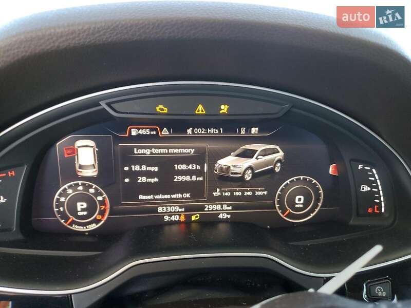 Внедорожник / Кроссовер Audi Q7 2018 в Киеве