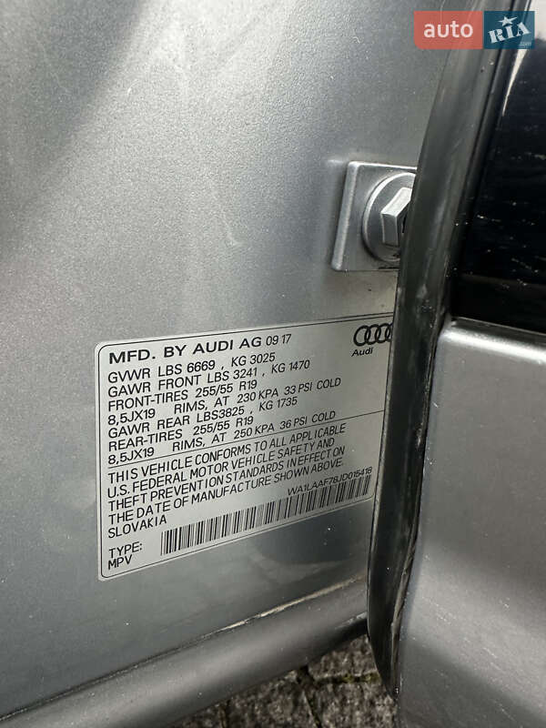 Внедорожник / Кроссовер Audi Q7 2017 в Львове фото 103 Внедорожник / Кроссовер Audi Q7 2017 в Львове