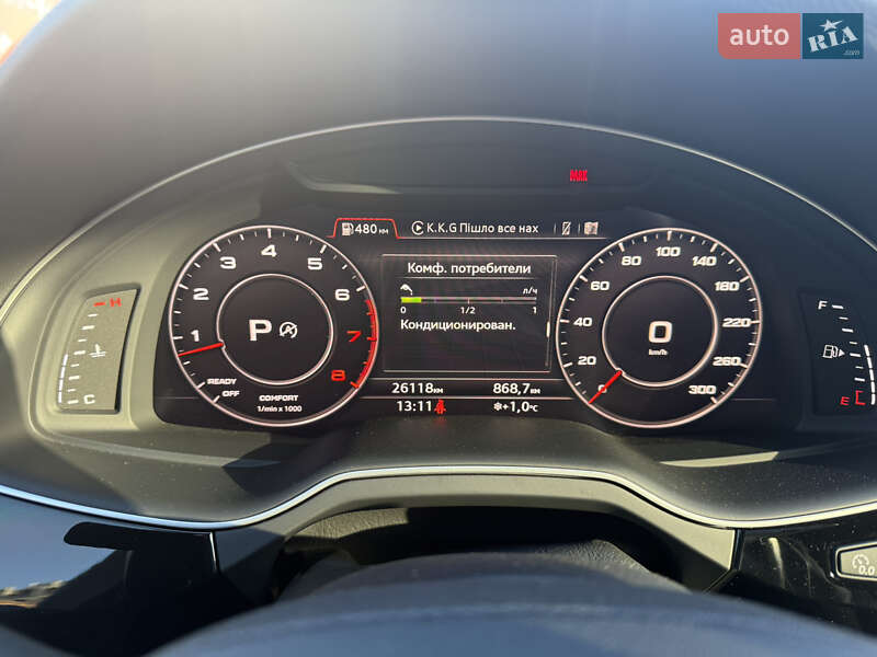 Внедорожник / Кроссовер Audi Q7 2017 в Киеве