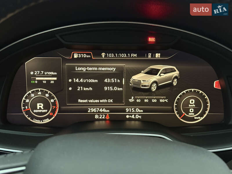 Внедорожник / Кроссовер Audi Q7 2016 в Киеве