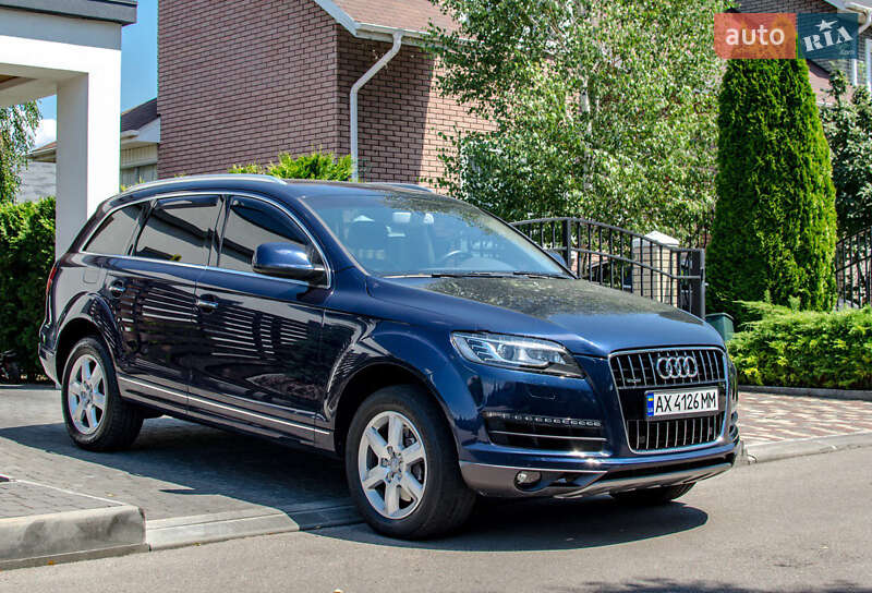 2014 Audi Q7, VIN WA1LGAFE5FD009127:plate — фото 1 (autoria)