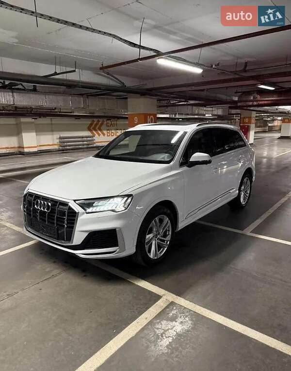 2020 Audi Q7, VIN WA1LJAF7XMD000584:plate — фото 1 (autoria)