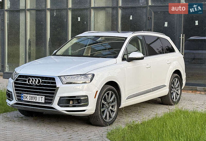 2017 Audi Q7, VIN WA1VAAF73JD027033:plate — фото 1 (autoria)