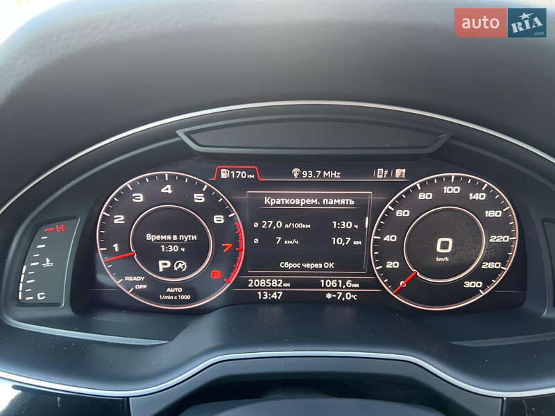 Внедорожник / Кроссовер Audi Q7 2016 в Радивилове