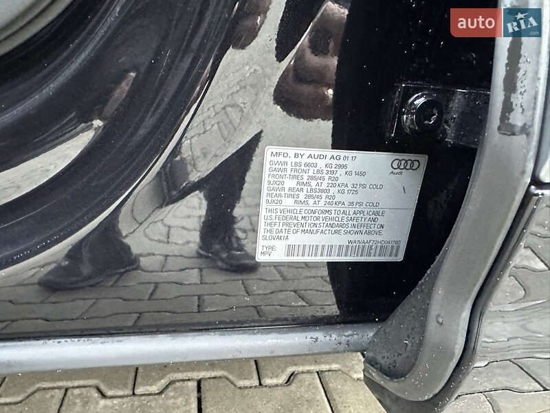 Внедорожник / Кроссовер Audi Q7 2017 в Дубно