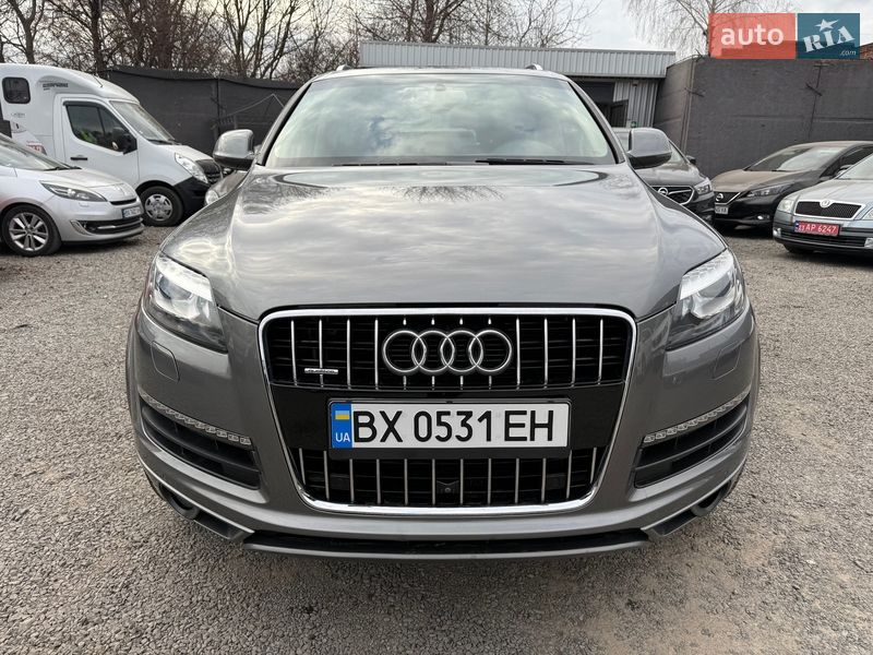 2013 Audi Q7, VIN WA1LGAFE0DD012854:plate — фото 1 (autoria)