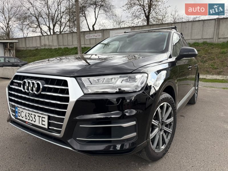 2017 Audi Q7, VIN WA1VAAF78HD054982:plate — фото 1 (autoria)