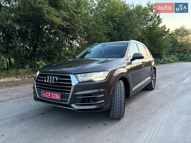 2018 Audi Q7, VIN WA1VAAF79JD024671:plate — фото 1 (autoria)