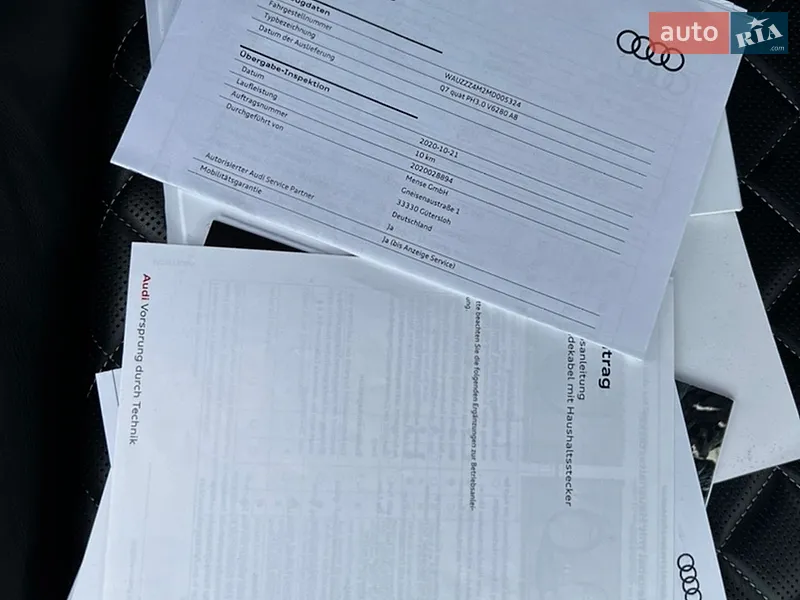 Внедорожник / Кроссовер Audi Q7 2020 в Стрые документ