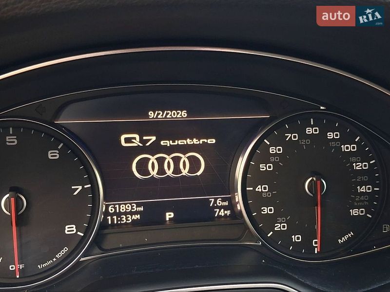 Внедорожник / Кроссовер Audi Q7 2017 в Харькове
