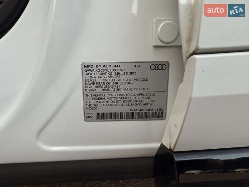 Позашляховик / Кросовер Audi SQ5 Sportback 2023 в Львові