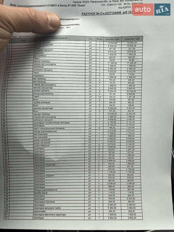 Внедорожник / Кроссовер Audi SQ7 2019 в Ровно