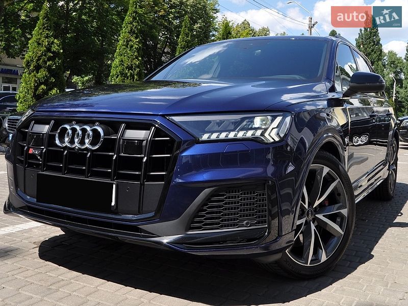 2021 Audi SQ7, VIN WAUZZZ4M5MD027222:plate — фото 1 (autoria)