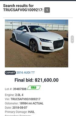 Купе Audi TT 2015 в Киеве