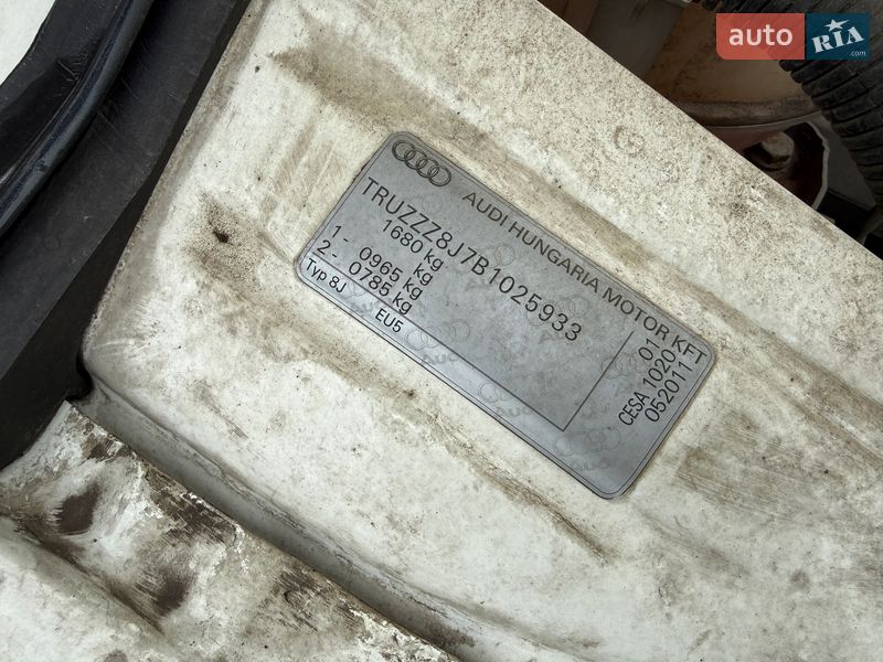 Купе Audi TT 2011 в Львове