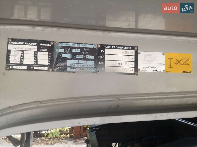 Зерновоз - полуприцеп Benalu TF34C1 1996 в Киеве