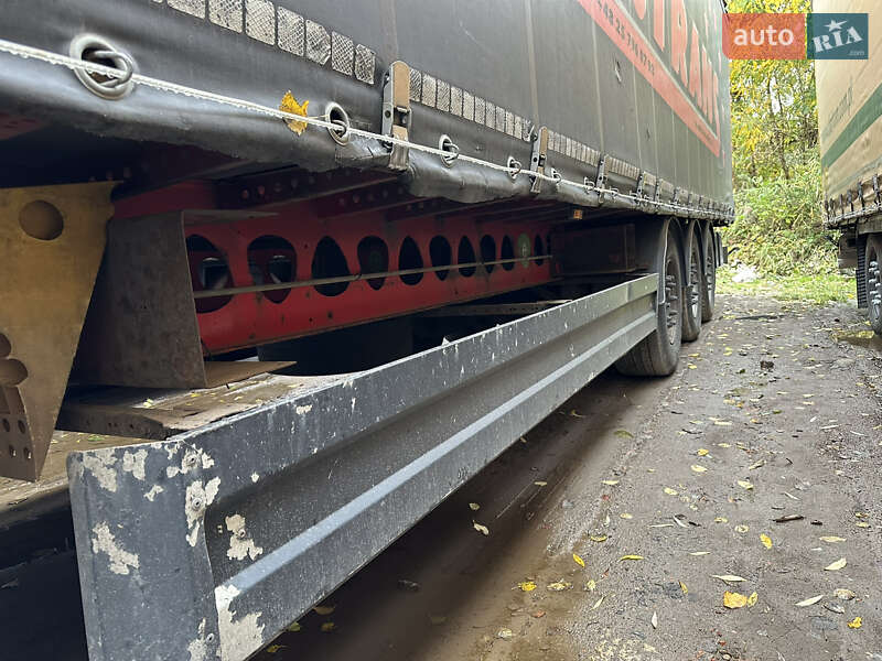 Тентованный борт (штора) - полуприцеп Berger SAPL 2012 в Львове