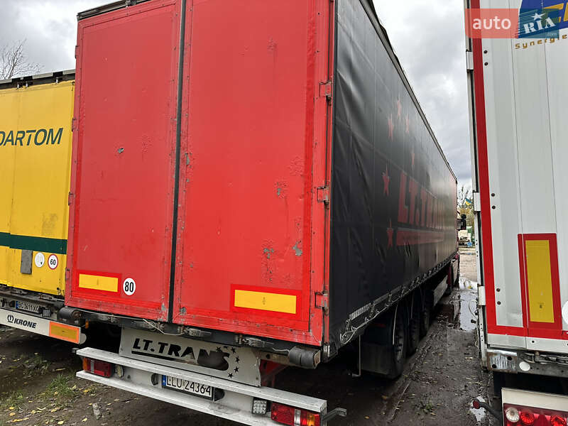 Тентованный борт (штора) - полуприцеп Berger SAPL 2012 в Львове