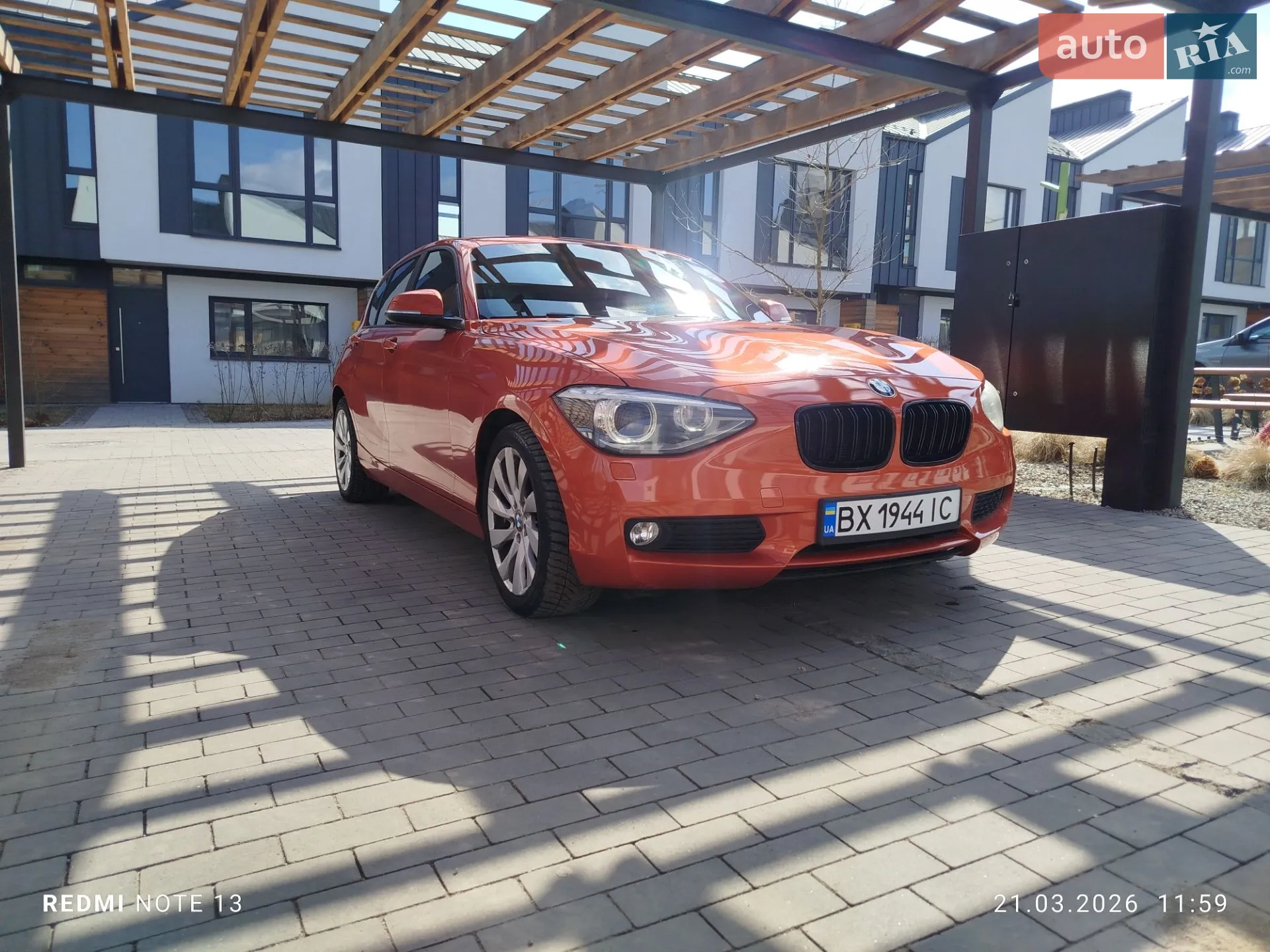 BMW 1 Series 2013 VIN WBA1C71020J944859 фото оголошення 20 з 20