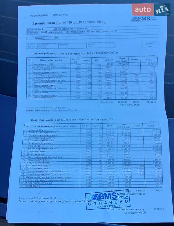 Лифтбек BMW 3 Series GT 2014 в Киеве