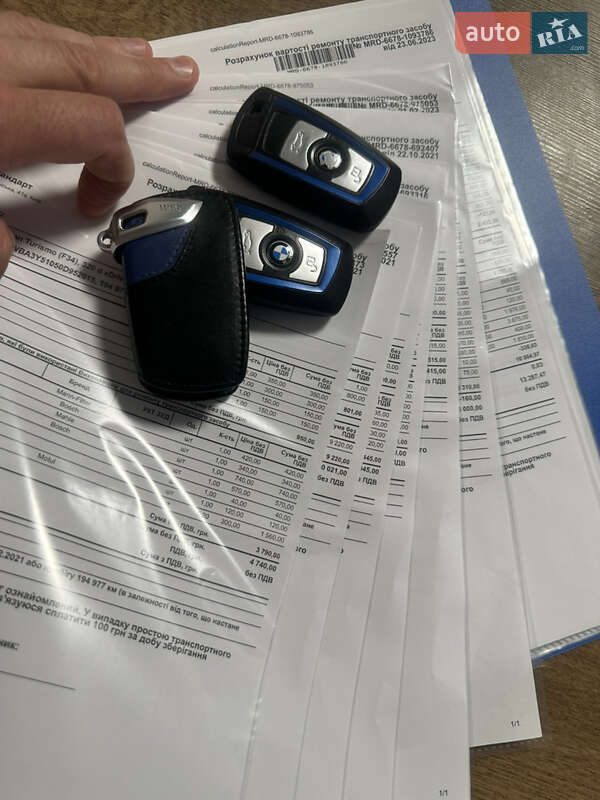 Лифтбек BMW 3 Series GT 2014 в Житомире