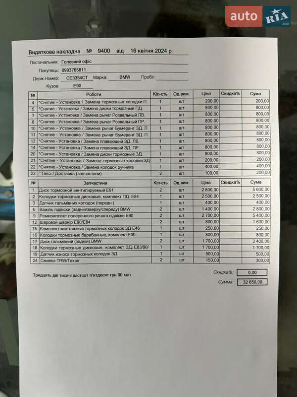 Седан BMW 3 Series 2010 в Черновцах