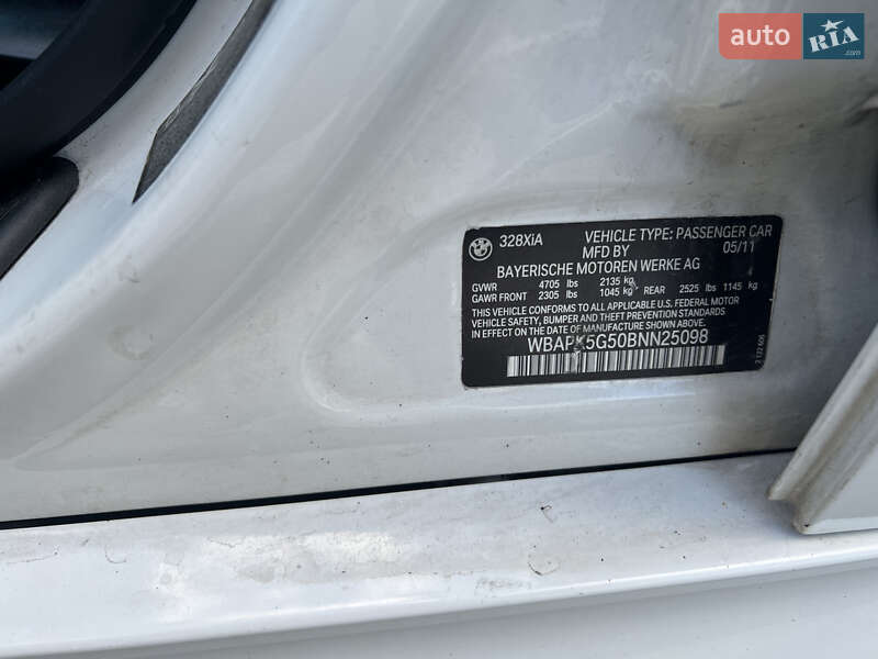 Седан BMW 3 Series 2011 в Киеве