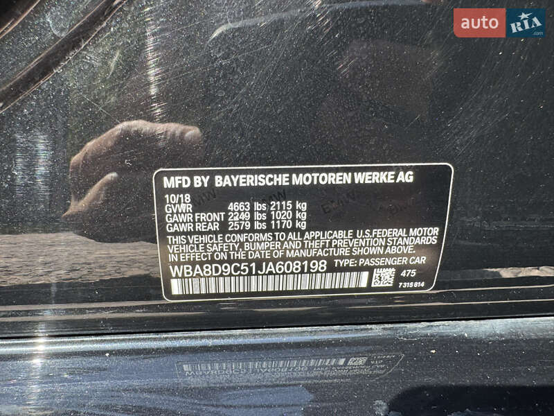 Седан BMW 3 Series 2018 в Ирпене фото 19 Седан BMW 3 Series 2018 в Ирпене