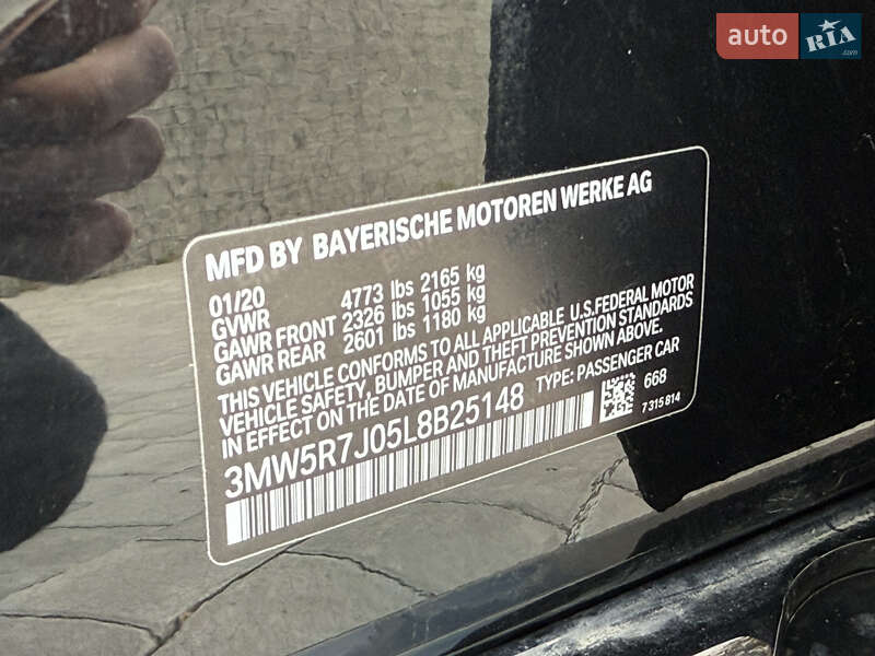 Седан BMW 3 Series 2020 в Луцке фото 11 Седан BMW 3 Series 2020 в Луцке