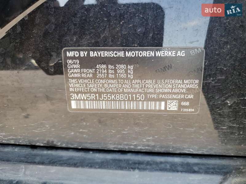 Седан BMW 3 Series 2019 в Николаеве