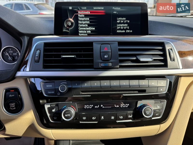 Седан BMW 3 Series 2016 в Ивано-Франковске