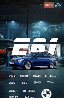 Універсал BMW 5 Series 2005 в Окнах