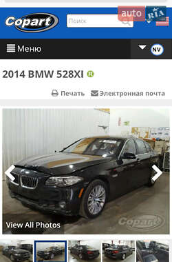 Седан BMW 5 Series 2014 в Кривом Роге