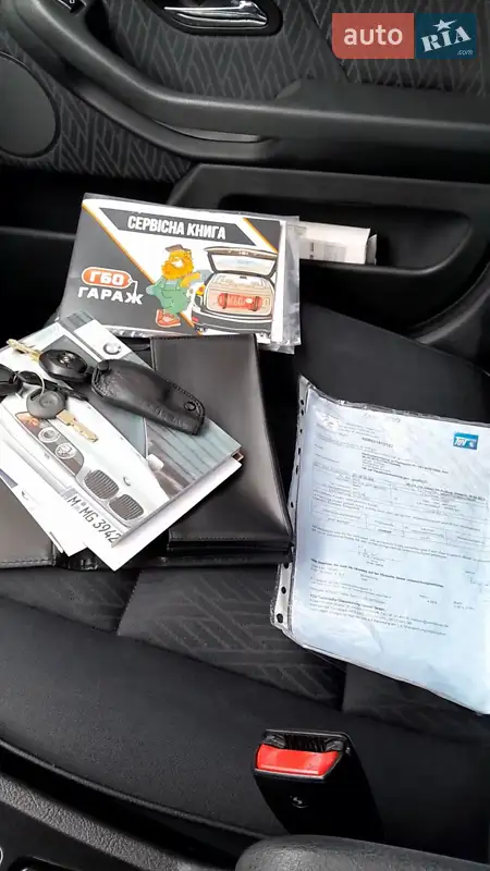 Седан BMW 5 Series 2002 в Киеве документ 2 фото Седан BMW 5 Series 2002 в Киеве документ