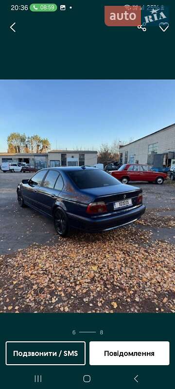 Седан BMW 5 Series 2001 в Вишневом фото 6 Седан BMW 5 Series 2001 в Вишневом