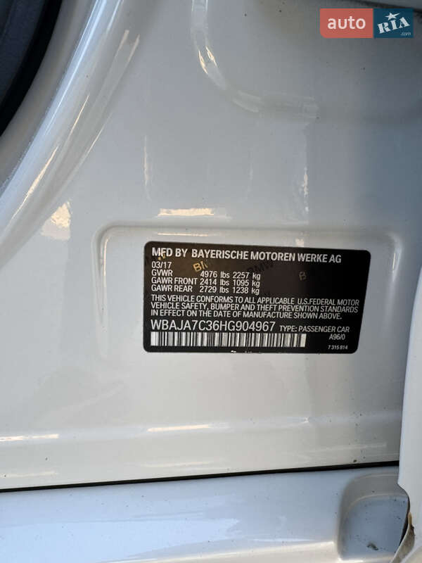 Седан BMW 5 Series 2017 в Одессе