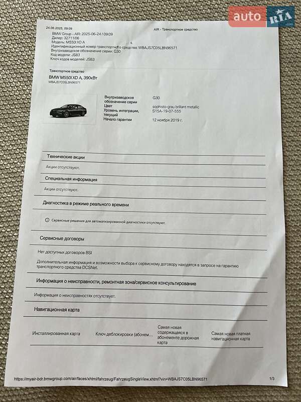 Седан BMW 5 Series 2019 в Киеве фото 37 Седан BMW 5 Series 2019 в Киеве