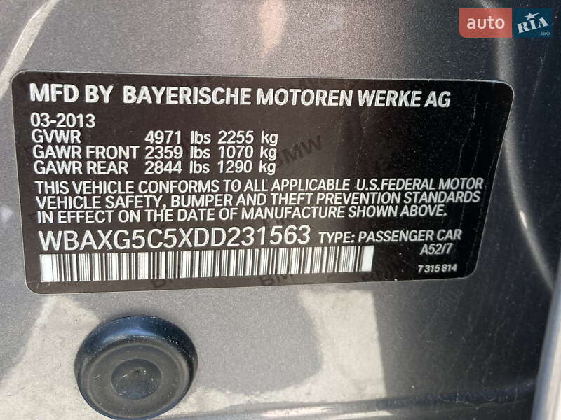 Седан BMW 5 Series 2013 в Львове фото 23 Седан BMW 5 Series 2013 в Львове