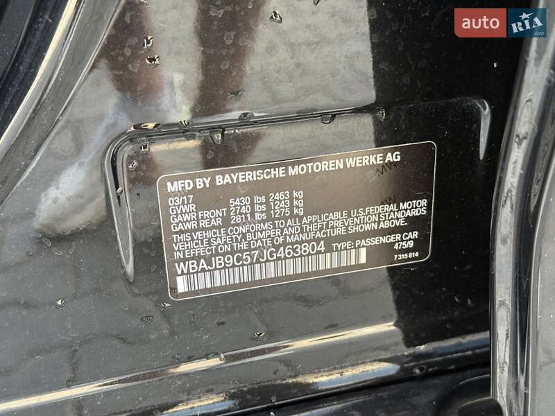 Седан BMW 5 Series 2017 в Львові