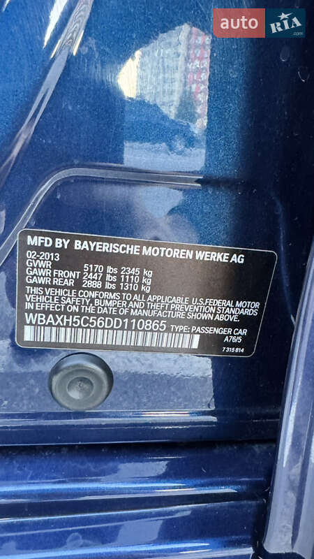 Седан BMW 5 Series 2013 в Киеве фото 36 Седан BMW 5 Series 2013 в Киеве