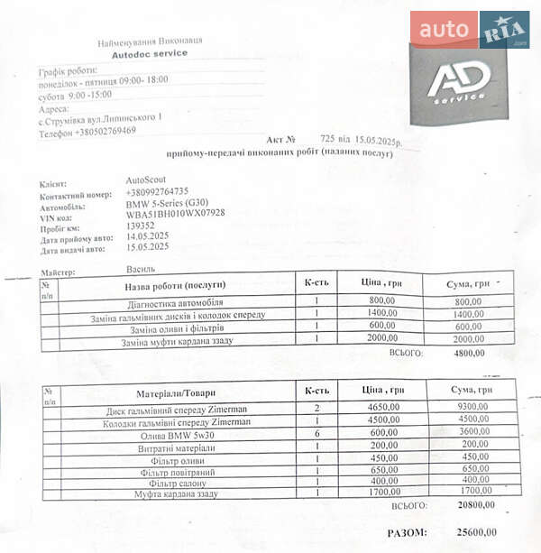 Седан BMW 5 Series 2020 в Луцке