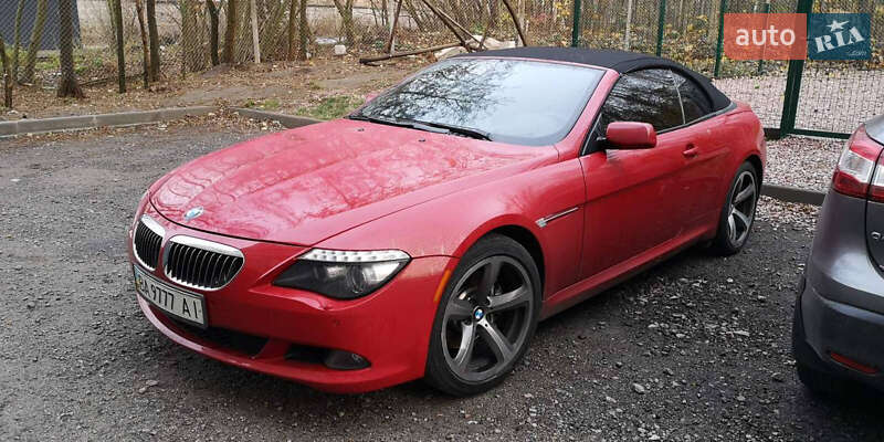 Кабриолет BMW 6 Series 2008 в Киеве