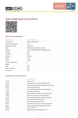 Седан BMW 7 Series 2016 в 