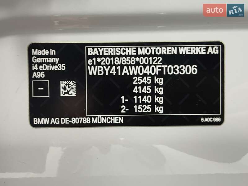 Купе BMW i4 2024 в Одессе фото 47 Купе BMW i4 2024 в Одессе