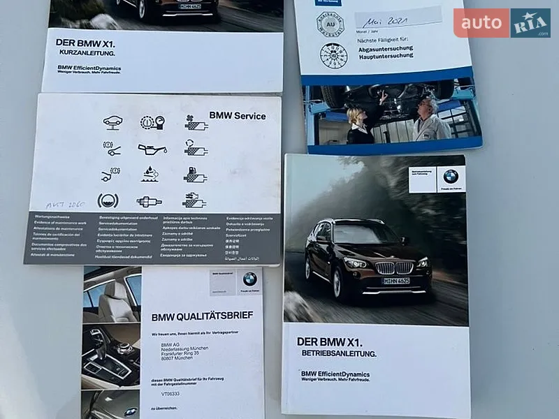Внедорожник / Кроссовер BMW X1 2012 в Одессе документ 2 фото Внедорожник / Кроссовер BMW X1 2012 в Одессе документ