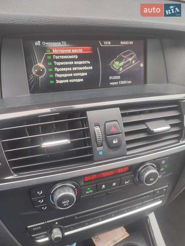 Внедорожник / Кроссовер BMW X3 2013 в Ровно