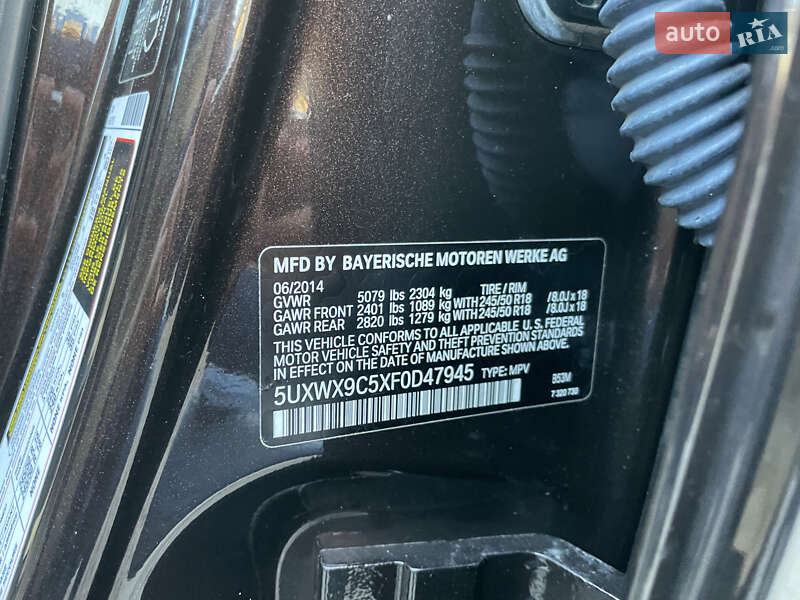 Внедорожник / Кроссовер BMW X3 2014 в Львове фото 14 Внедорожник / Кроссовер BMW X3 2014 в Львове